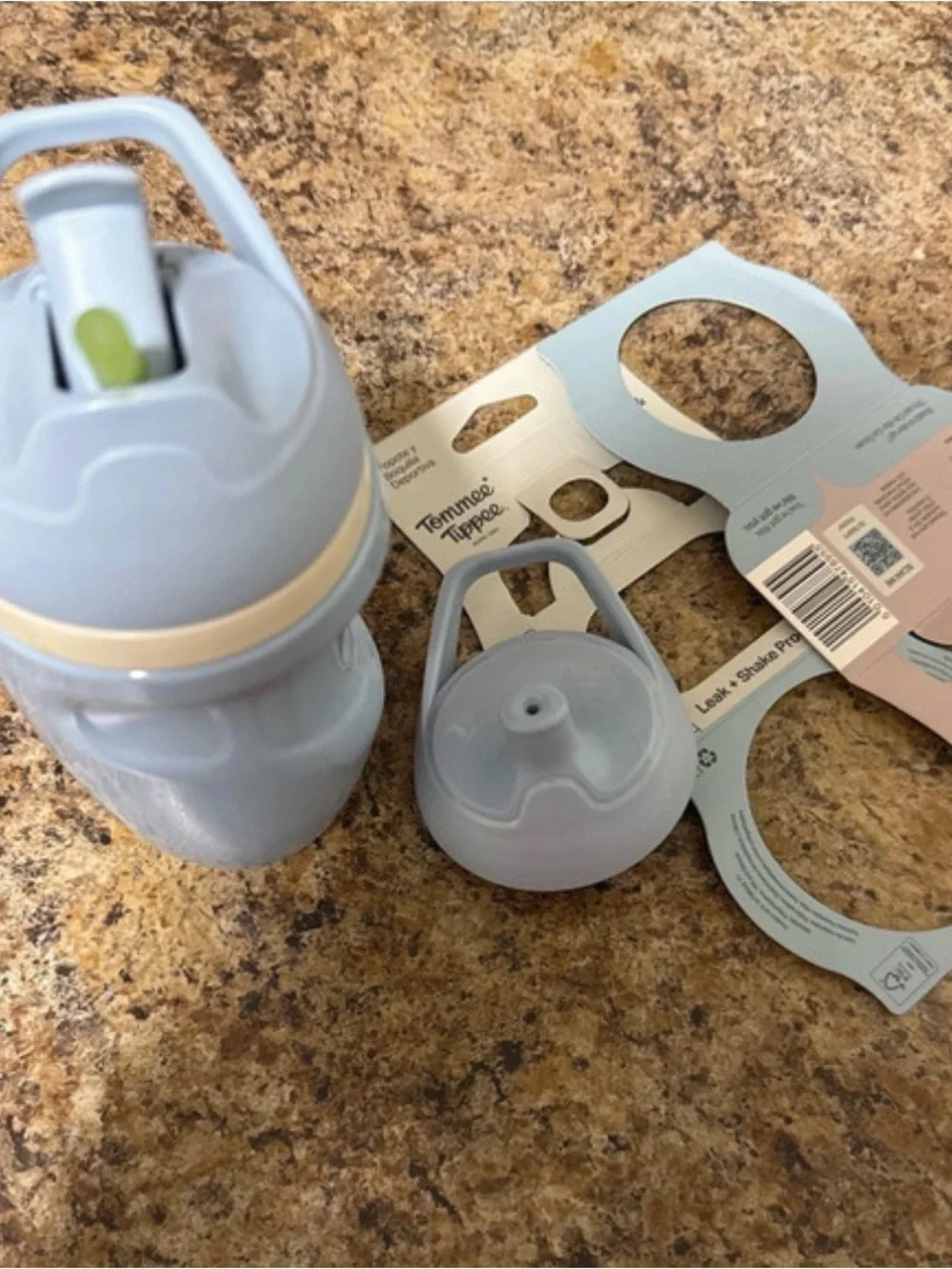 Light Blue Kids Sippy Cup with Soft Spout